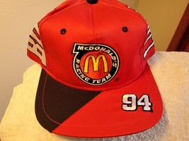 OLD VTG Bill Elliott #94 on a Red McDonald&#39;s Racing Team NASCAR ball cap - £15.95 GBP