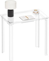 Small Acrylic Desk For Small Spaces, 31.5&quot; L X 19.7&quot; W X 29.5&quot; H, Clear Desk For - £347.56 GBP