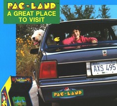 Pac-Land Arcade FLYER Original NOS 1984 Video Game Artwork Pac-Man Retro Vintage - £24.90 GBP