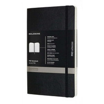 MOLESKINE PROFESSIONAL NOTEBOOK LARGE BLACK (BLK) - £23.34 GBP