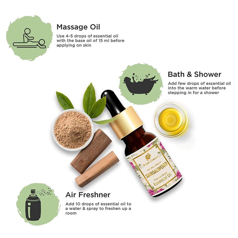 sandalwood essential Aroma oil for home fragrance 15 ml - £18.53 GBP
