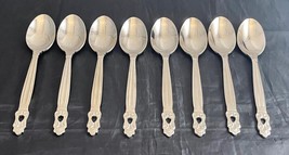 Set of 8 Towle 18/10 Stainless Steel STOCKHOLM Teaspoons - £79.00 GBP