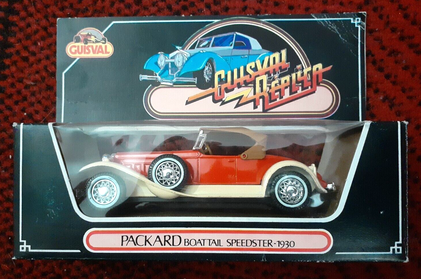 Guisval Replica 1930 Packard Boattail Speedster Toy Car New - $9.89