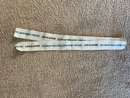 Unbranded White Fabric Ribbon Strip - e260 - $5.45