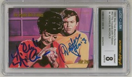 Cgc Jsa Ss 8 Star Trek Trading Card Dual Signed Nichelle Nichols &amp; Walter Koenig - £236.76 GBP