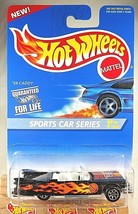 1996 Vintage Hot Wheels #407 Sports Car Series 4/4 &#39;59 CADDY Black w/Chrome 7 Sp - £6.25 GBP