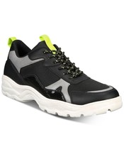 Kingside Men Chunky Dad Sneakers Geoffrey Size US 10M Black Grey Neon - £13.98 GBP