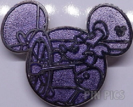 Disney Mickey Mouse Steamboat Willie Ships Wheel Hidden Mickey Chaser pin - £9.49 GBP