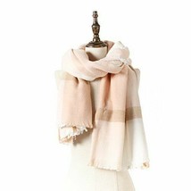 Fashionable Cozy Soft Big Grid Winter Scarf Wrap Shawl for Wome - £12.42 GBP