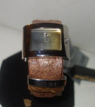 Roberto Cavalli &#39;molla&#39; Brown Leather Watch New $335 - £103.99 GBP