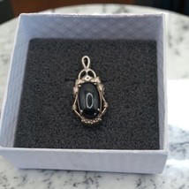 Vintage Sterling and Black Onyx pendant 1 1/2&quot;, - £46.42 GBP