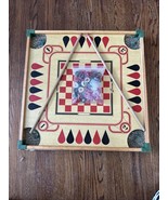 Vintage Merdel Carrom Game Board With Cues, 27 Rings Model No 108P No Stand - €53,94 EUR
