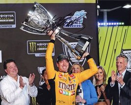 AUTOGRAPHED 2019 Kyle Busch #18 M&amp;Ms Racing NASCAR CUP SERIES CHAMPION (... - £89.78 GBP