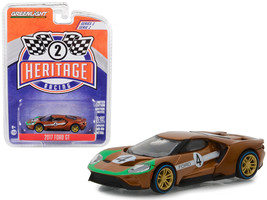 2017 Ford GT #4 Tribute to 1966 Ford GT40 Mk II Brown &quot;Ford Racing Heritage&quot; Ser - £14.13 GBP