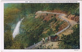 Postcard Appalachian Scenic Highway Crossing Blue Ridge Mountains Virginia - $2.73