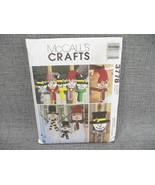 McCall&#39;s Crafts Pattern 3778 Snowman Greeters Ornaments Wall Door Hangin... - £4.46 GBP