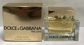 The One by Dolce &amp; Gabbana Eau De Parfum Spray 2.5 Oz/75ml - Open Box - £50.25 GBP