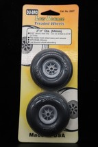 DU-BRO 250T Treaded Wheels 2-1/2 inch Accessories NOS NRFP Airplane RC F... - $14.99