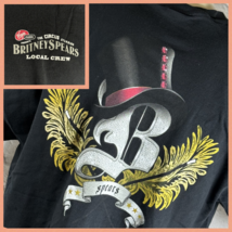 Britney Spears Circus Tour 2009 Local Crew Men&#39;s T-Shirt XL Virgin Mobil... - $47.90 CAD