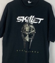 Skillet T Shirt Victorious Tour Rock Metal Band Tee Tour Concert Men’s XL - £19.51 GBP