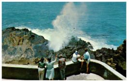 The Blow Hole in the Koko Head Crater area on the island of Oahu Hawaii Postcard - £17.19 GBP