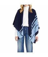 Halogen 100% Cashmere Stripe Wrap Shawl Scarf, Blue/Black Luxury Cashmer... - $2,327.64 MXN