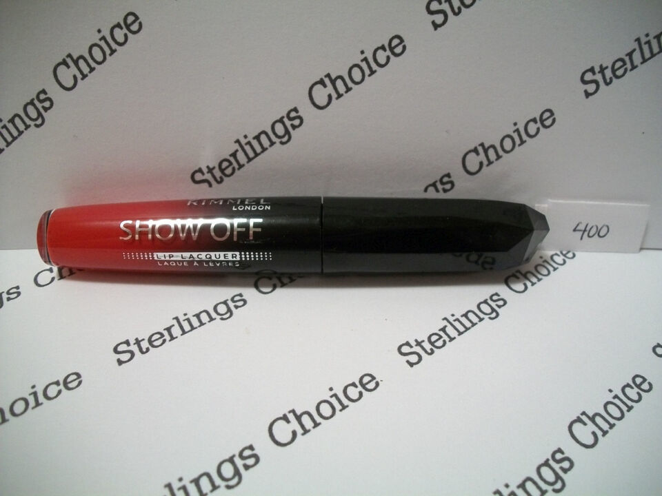 Rimmel Show Off Lip Lacquer Lip Color #400 Big Bang - $5.93