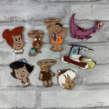 Hanna Barbera Flintstones Fridge Magnets 1992  8pc Fred Barney Dino Wilm... - £37.28 GBP