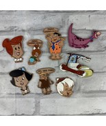 Hanna Barbera Flintstones Fridge Magnets 1992  8pc Fred Barney Dino Wilm... - £36.85 GBP