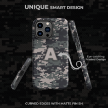 US Army Camouflage Unique Gift Personalized Case for iPhone 14 Pro Max + 13, 12 - £24.04 GBP