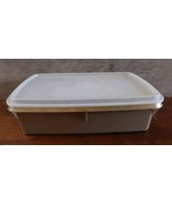 Tupperware Stow-N-Go Sewing Craft Cash Tackle Box Organizer 767-14 Gold ... - $16.70