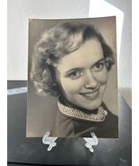 Vintage 1950&#39;s Blonde Lady Portrait La Jolla Ca - $9.63 CAD