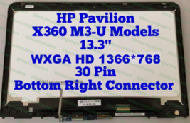 HP Pavilion x360 M3-U M3-U001dx 13.3&quot; LCD LED Touch Screen Assembly Frame - $105.66