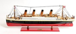 Ship Model Watercraft Traditional Antique Titanic Boats Sailing Large Painted - £722.66 GBP