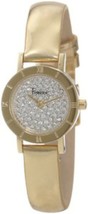NEW Freelook HA3031G-4 Women&#39;s Swarovski Pave Dial Yellow Gold Case Strap Watch - £27.06 GBP