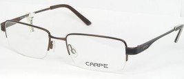 Carpe 31102-1 Brown Black Eyeglasses Glasses Metal Half Rim Frame 53-18-140mm - £38.24 GBP