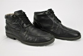 Florsheim Trapper Boot Mens Sz 10 M Leather Insulated Waterproof Black Footwear - £26.98 GBP