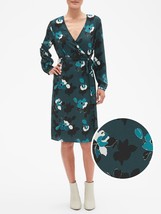 Banana Republic Faux Wrap Dress NEW Floral Print Career Casual NWT MSRP $89 SZ 0 - £21.76 GBP