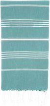 Teal Beach Towels, Turkish Beach Towel 39 x 70 Dry Sand Free Lightweight - £15.18 GBP