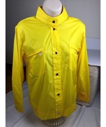 Obermeyer vintage 70s Yellow Nylon Wind Ski Shirt Jacket Womens Small - $101.80 CAD
