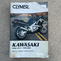 Clymer 1990 - 2004 Kawasaki Ninja ZX-6 Service Repair Manual Book Dirty - $17.43