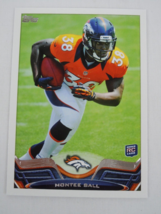 2013 Topps Football Montee Ball Rookie Card RC #61 - $2.47
