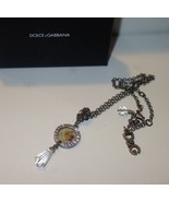 Dolce Gabbana D&amp;G Jewels Photo Pendant Necklace NEW WITH BOX - £137.17 GBP