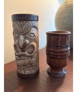 1 Otigiri OMC Tiki Mug Crossed Arms Japan Peanut Texture + 1 sidekick Br... - $24.70