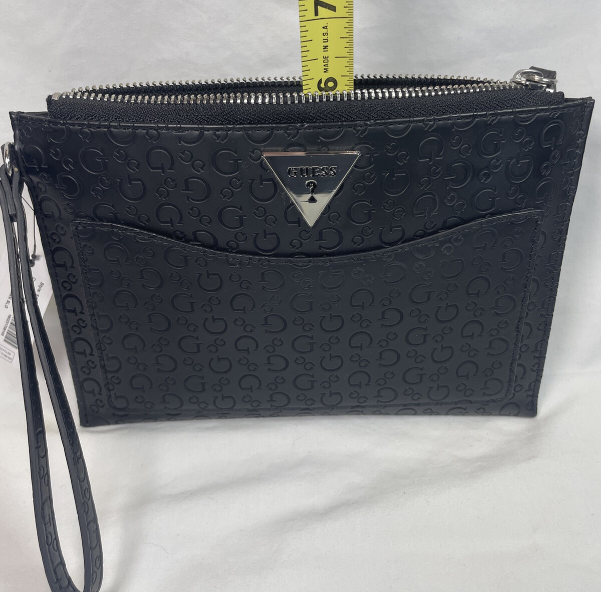 Guess Lathan SLG Wristlet Handbag Wallet - Black W/wrislet Strap Item image 11
