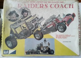 Lot Of 2 Paul Revere &amp; The Raiders &quot;Raiders Coach&quot; Model Kit MPC 1/25 Scale - $99.00