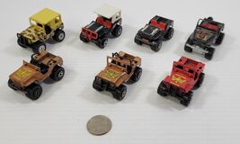 KK) Vintage Mixed Lot of 7 Matchbox Majorette Jeep 4x4 Diecast Toys - $9.89