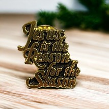 Vintage Christmas Brooch Jesus is the Reason for the Season Religious La... - £9.55 GBP