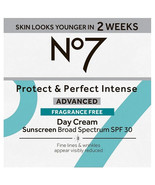 No7 Protect &amp; Perfect Intense Advanced Fragrance Free Day Cream SPF 30 (... - $369.95 MXN