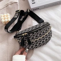  Women&#39;s Fanny Pack High Quality Waist Bag Thick Chain Shoulder Crossbody Chest  - £29.84 GBP